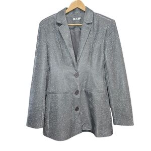 Elegant Gray Women's Blazer